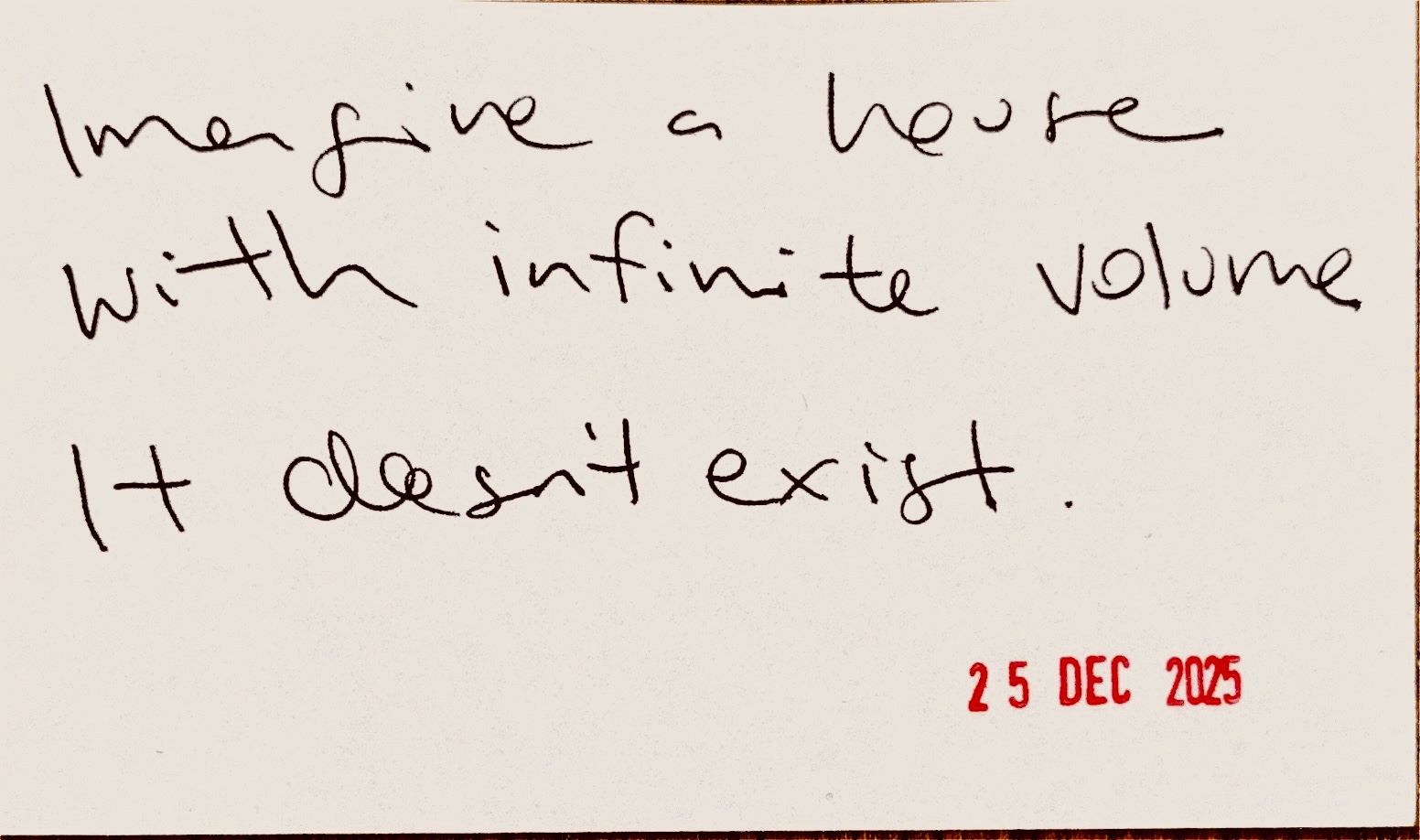 Haiku for December 25, 2025